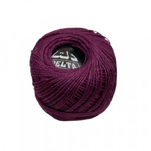 Cotton Thread Perlée Dark Purple 10 gm Delta