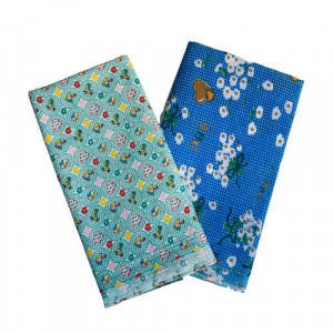 Cotton Fabric Engravings 120 x 50 mm Several Colors