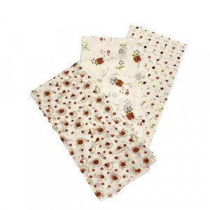 Cotton Fabric Engravings Brown Roses120 x 50 mm Several Shapes