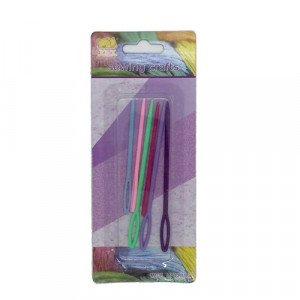 Plastic Wool Needles Two Sizes Colorful