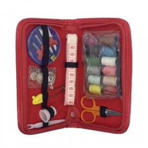 Sewing Kit In a Canvas Bag