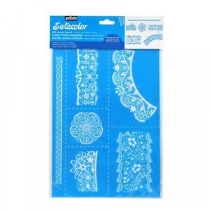  Silk Screen Stencil Lace PEBEO 11.5 X 8 inch