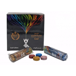 فحم مبخرة الخليج ملون 