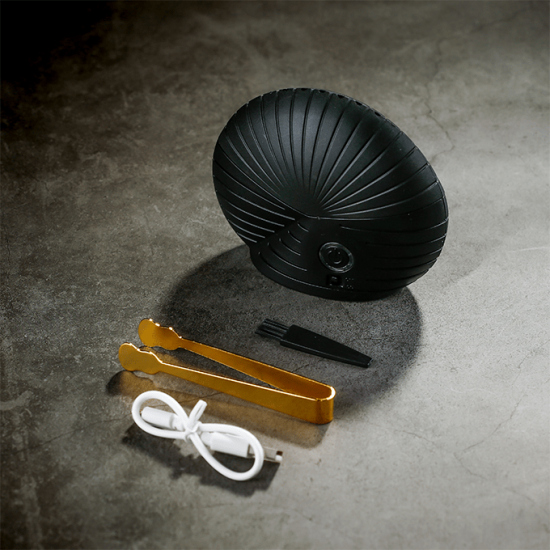 مبخرة محمولة قابلة للشحن - اسود- N-128 مبخرة محمولة قابلة للشحن - اسود- N-128