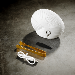 مبخرة محمولة قابلة للشحن - ابيض - N-128