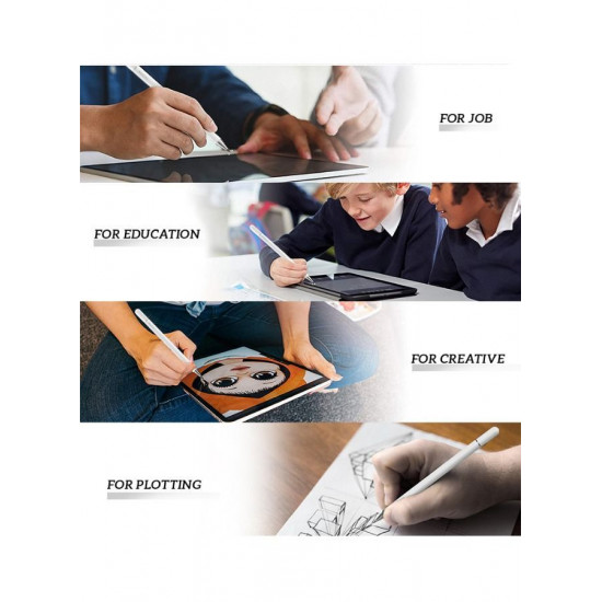 قلم لمس للرسم عالي الدقة أبيض ST04 | Capacitive Stylus Pen