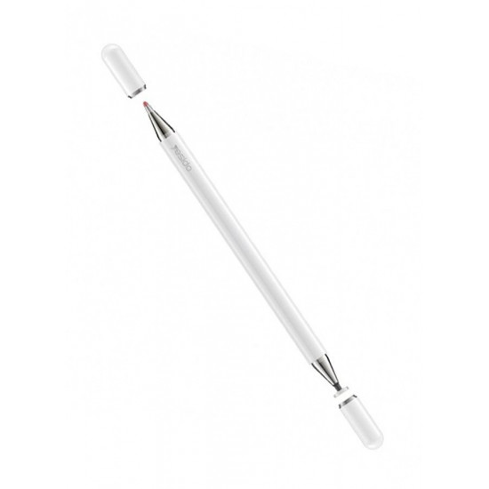 قلم لمس للرسم عالي الدقة أبيض ST04 | Capacitive Stylus Pen