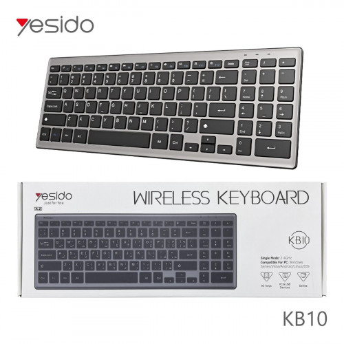 كيبورد YESIDO KB10 لاسلكي