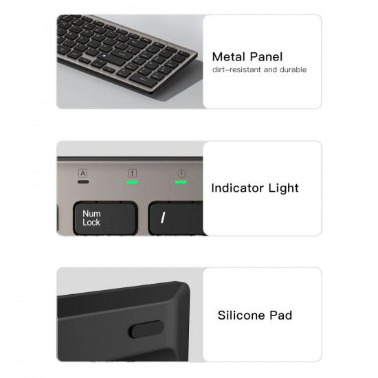 كيبورد YESIDO KB10 لاسلكي