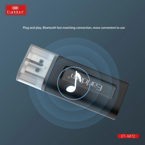 مستقبل بلوتوث للسيارات والسماعات USB Thu Bluetooth Earldom ET-M72