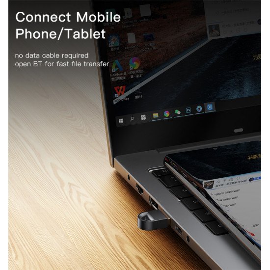 2.4 دونجل محول لاسلكي بلوتوث للهاتف والتلفزيون والكمبيوتر والكمبيوتر المحمول والسيارة Yesido Yau34 2.4 دونجل محول لاسلكي بلوتوث للهاتف والتلفزيون والكمبيوتر والكمبيوتر المحمول والسيارة Yesido Yau34