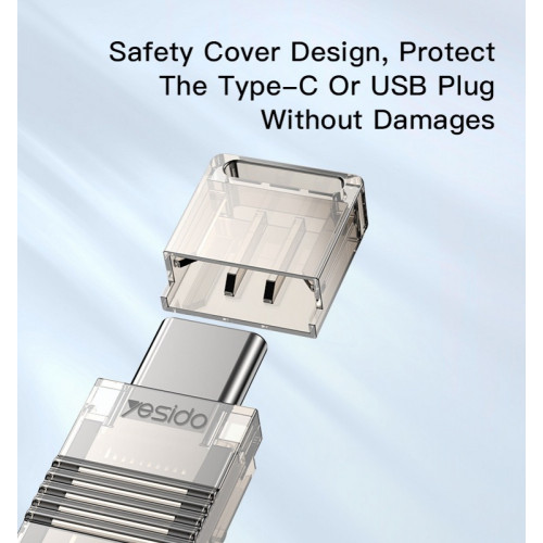 CARD READER - قارئ ذاكرة USB و Type-cمن yesido-GS21