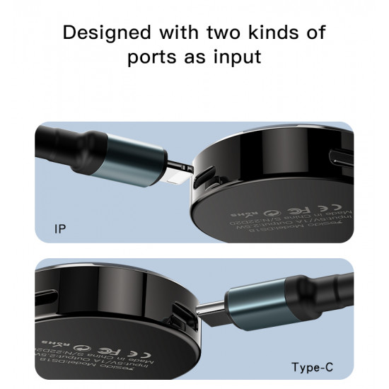 شاحن مغناطيسي لاسلكي لسلسلة ساعات آبل Yesido DS18