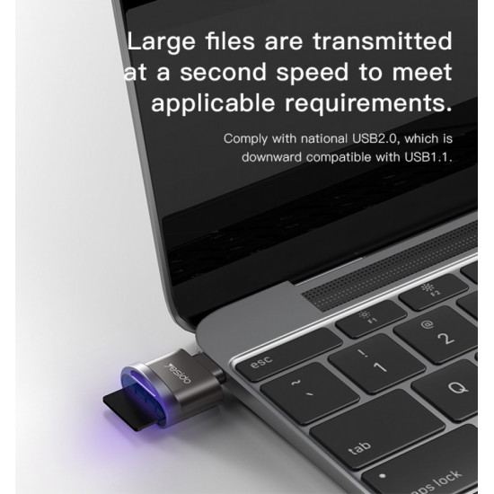 CARD READER - قارئ ذاكرة Type-cمن yesido-GS19