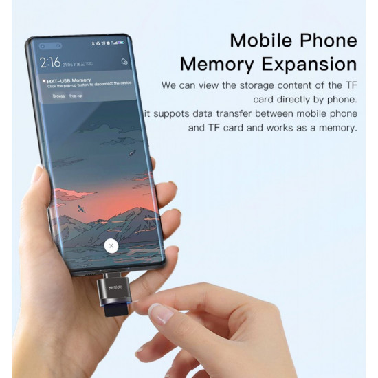 CARD READER - قارئ ذاكرة Type-cمن yesido-GS19