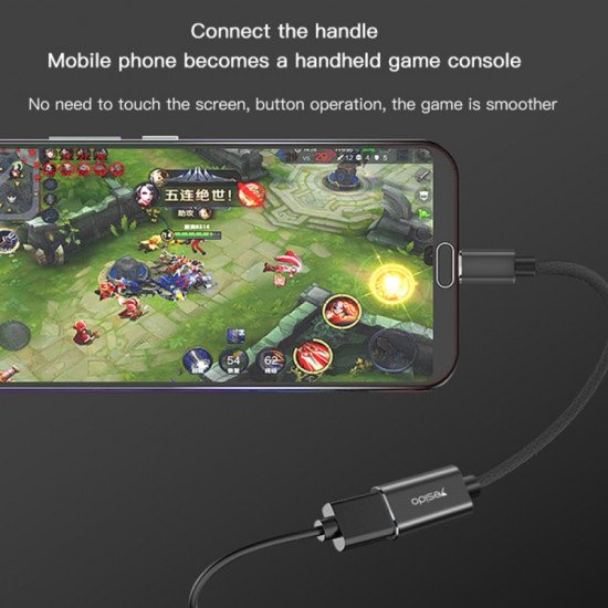 Yesido GS01 Type-C إلى USB 2.0 OTG Data Converter Cable