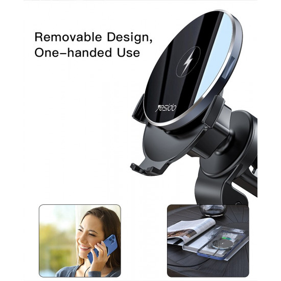 Yesido C131 Wireless Car Charger 15W Fast Charging