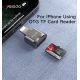قارئ بطاقات Yesido Lightning Interface  TF - GS18
