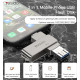 FLASH DRIVE - ذاكرة بيانات 3في 1 (64 جيجابايت) من Yesido -FL11