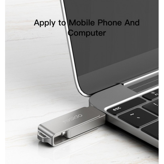 FLASH DRIVE - ذاكرة بيانات 3في 1 (64 جيجابايت) من Yesido -FL11