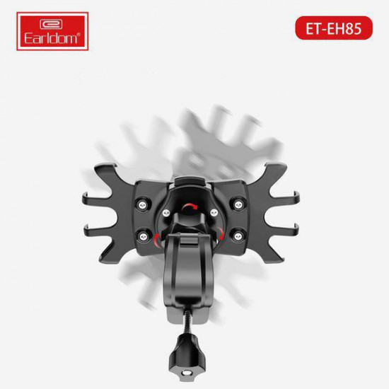 حامل جوال لجميع أنواع الدراجات والمركبات الكهربائية والدراجات النارية ذات المقاود Earldom EH85