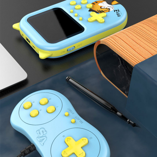 لعبة فيديو A10 المحمولة ريترو يده لعبة وحدة التحكم 3.5 بوصة الاطفال الأطفال هدية 500 في 1 الكلاسيكية الألعاب هدايا الأطفال