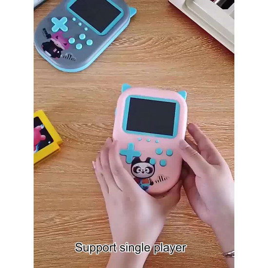 لعبة فيديو A10 المحمولة ريترو يده لعبة وحدة التحكم 3.5 بوصة الاطفال الأطفال هدية 500 في 1 الكلاسيكية الألعاب هدايا الأطفال
