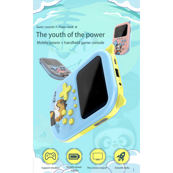 لعبة فيديو A10 المحمولة ريترو يده لعبة وحدة التحكم 3.5 بوصة الاطفال الأطفال هدية 500 في 1 الكلاسيكية الألعاب هدايا الأطفال