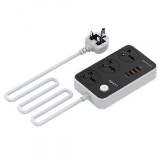 توصيلة 6 منافذ USB مع حامل للجوال LDNIO