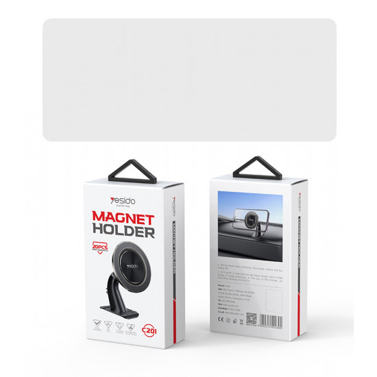 حامل الهاتف المغناطيسي Magsafe C201 ذو الدوران المتعدد الأبعاد 360 مناسب للوحة القيادة