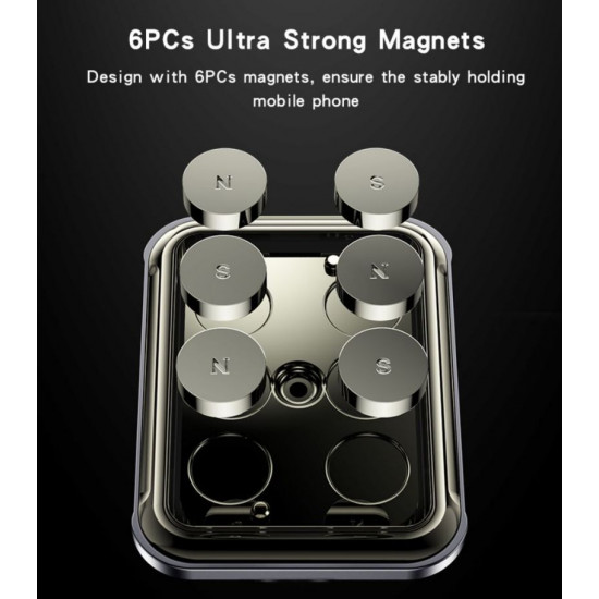 حامل هاتف مغناطيسي متعدد الزوايا مصنوع من سبائك الزنك C264 مكون من 6 قطع مغناطيس بذراع دوارة قوية حامل هاتف مغناطيسي متعدد الزوايا مصنوع من سبائك الزنك C264 مكون من 6 قطع مغناطيس بذراع دوارة قوية