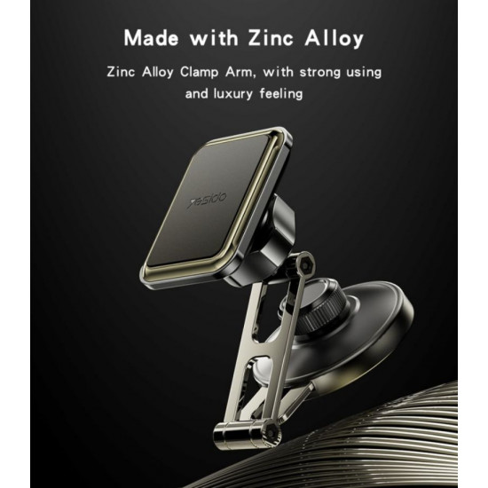 حامل هاتف مغناطيسي متعدد الزوايا مصنوع من سبائك الزنك C264 مكون من 6 قطع مغناطيس بذراع دوارة قوية حامل هاتف مغناطيسي متعدد الزوايا مصنوع من سبائك الزنك C264 مكون من 6 قطع مغناطيس بذراع دوارة قوية