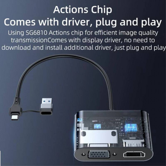 كابل HDTV من YESIDO HM15 لتوسيع شاشة جهاز الكمبيوتر الخاص بك