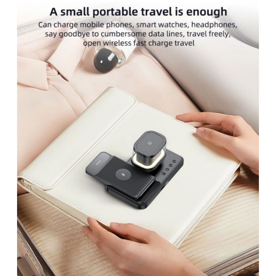 DS23 Yesido يسيدو 5 في 1 15 وات شحن سريع مع تعديل زاوية مزدوجة وتصميم تبريد ثلاثي وشاحن لاسلكي على مدار الساعة DS23 Yesido يسيدو 5 في 1 15 وات شحن سريع مع تعديل زاوية مزدوجة وتصميم تبريد ثلاثي وشاحن لاسلكي على مدار الساعة