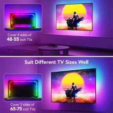   شريط إضاءة ليد نيون ار جي بي بطول 5 متر