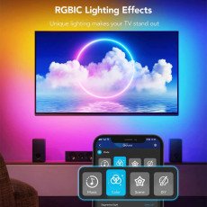   شريط إضاءة ليد نيون ار جي بي بطول 5 متر