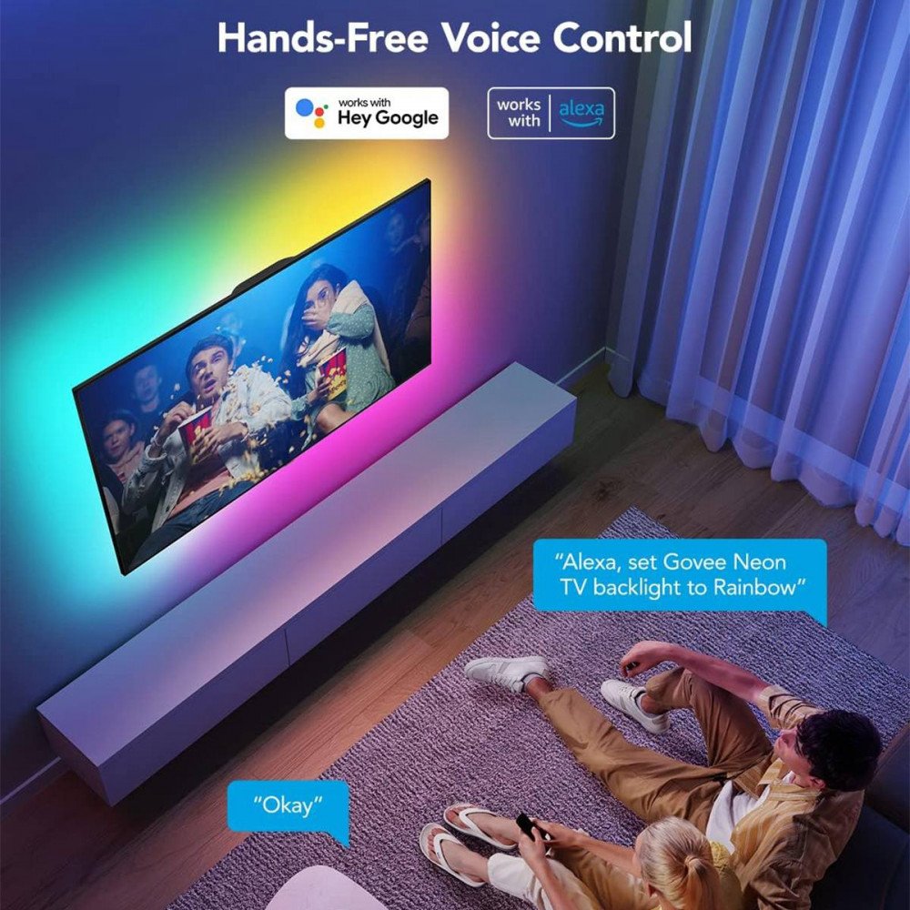   شريط إضاءة ليد نيون ار جي بي بطول 5 متر