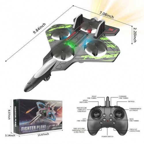 طائرة مقاتلة نفاثة تعمل بالتحكم عن بعد للأطفال