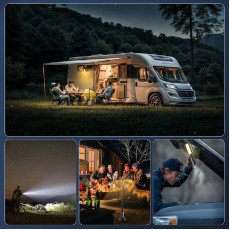 مصباح تخييم فائق السطوع وقابل لإعادة الشحن طراز YD-2324 مصباح تخييم فائق السطوع وقابل لإعادة الشحن طراز YD-2324