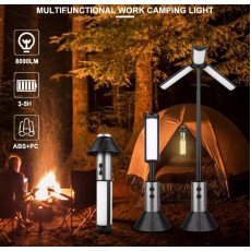 مصباح تخييم فائق السطوع وقابل لإعادة الشحن طراز YD-2324 مصباح تخييم فائق السطوع وقابل لإعادة الشحن طراز YD-2324