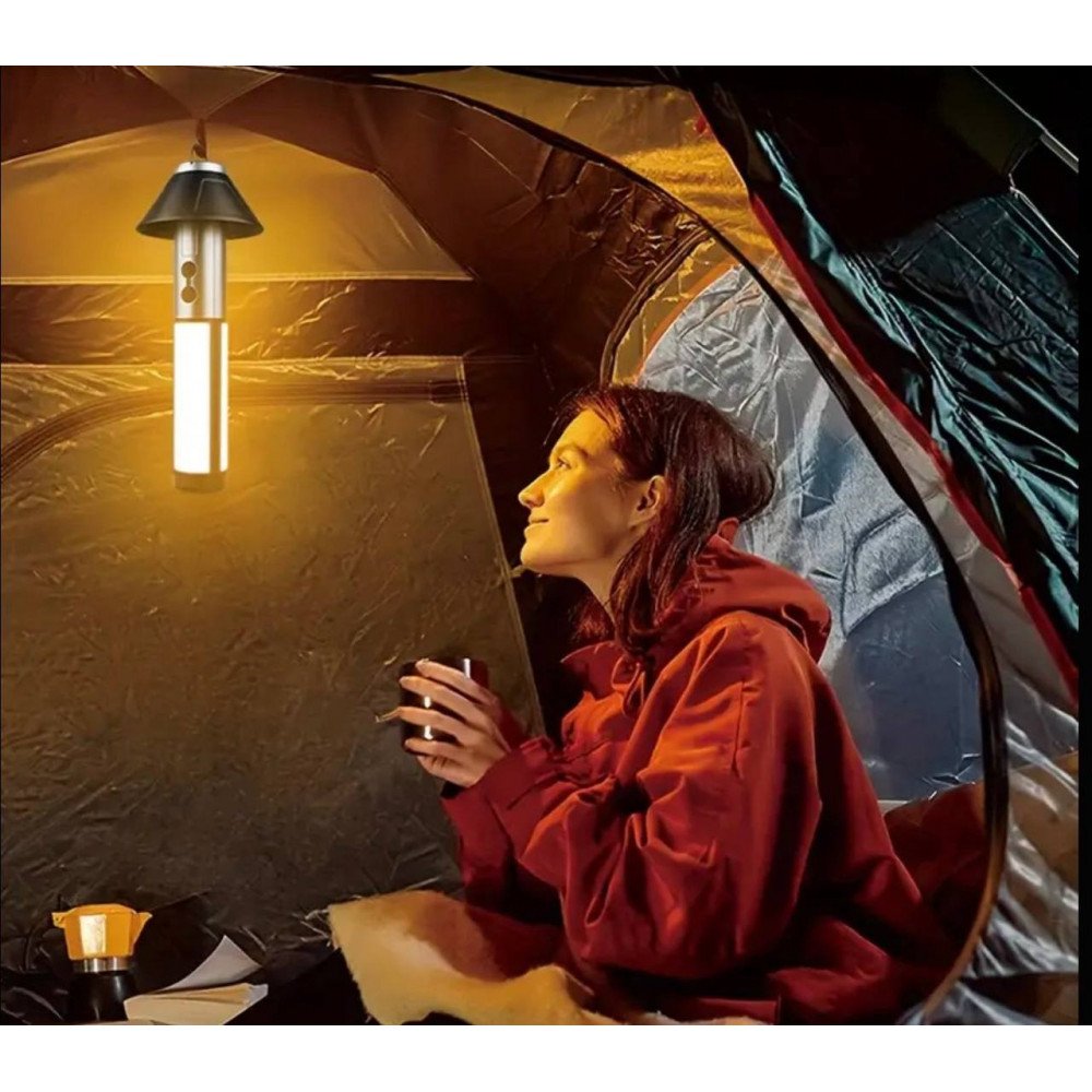 مصباح تخييم فائق السطوع وقابل لإعادة الشحن طراز YD-2324 مصباح تخييم فائق السطوع وقابل لإعادة الشحن طراز YD-2324