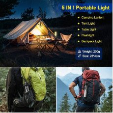 مصباح تخييم فائق السطوع وقابل لإعادة الشحن طراز YD-2324 مصباح تخييم فائق السطوع وقابل لإعادة الشحن طراز YD-2324