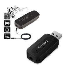 محول لاسلكي لصوت موسيقى السيارة Earldom M22 USB Car & Home Stereo Bluetooth Receiver 3.5mm