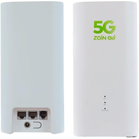 راوتر 5G موديل Cpe 5 - H155 383 + راوتر لاسلكي واي فاي سرعة نت تصل إلى 3600 ميجابت في الثانية واي فاي 6 3600 لكل ثانية يدعم جميع الشبكات اس تي سي زين موبايلي راوتر 5G موديل Cpe 5 - H155 383 + راوتر لاسلكي واي فاي سرعة نت تصل إلى 3600 ميجابت في الثانية واي فاي 6 3600 لكل ثانية يدعم جميع الشبكات اس تي سي زين موبايلي