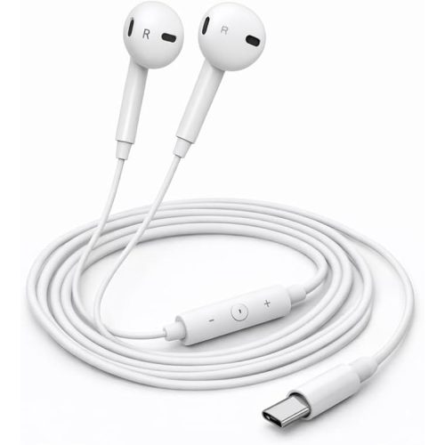 CHAPPIELINE سماعة أذن تشابلاين سلكية بمنفذ USB-C – تصميم عازل للضوضاء – صوت ستيريو قوي 14 مم – كابل بطول 120 سم موديل HA8