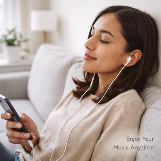 CHAPPIELINE سماعة أذن تشابلاين سلكية بمنفذ USB-C – تصميم عازل للضوضاء – صوت ستيريو قوي 14 مم – كابل بطول 120 سم موديل HA8
