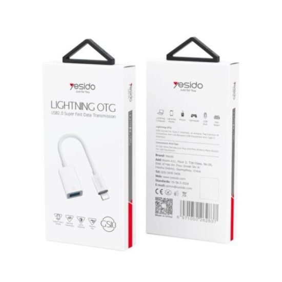 محول Lightning OTG – Yesido GS10 محول Lightning OTG – Yesido GS10
