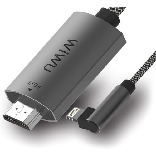  محول لايتنينج لتلفزيون HD من ويوو بخاصية التوصيل والتشغيل وطول 2 متر WIWU