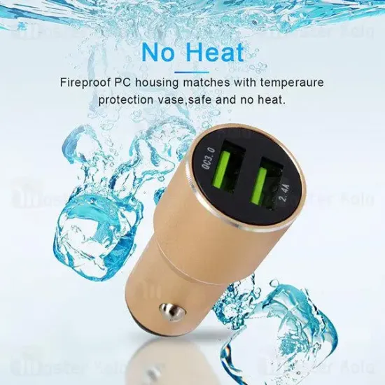شاحن سياره مع سلك مايكرو BAVIN  PC376