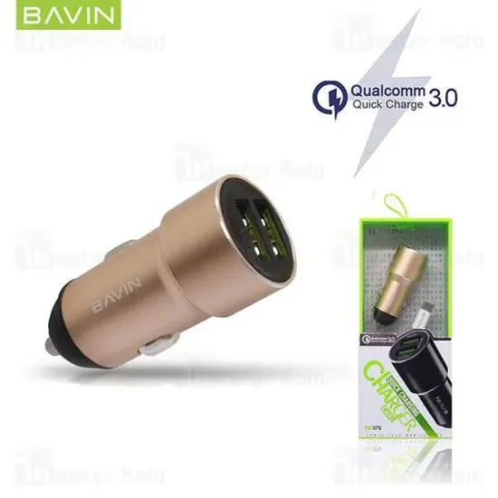 شاحن سياره مع سلك مايكرو BAVIN  PC376